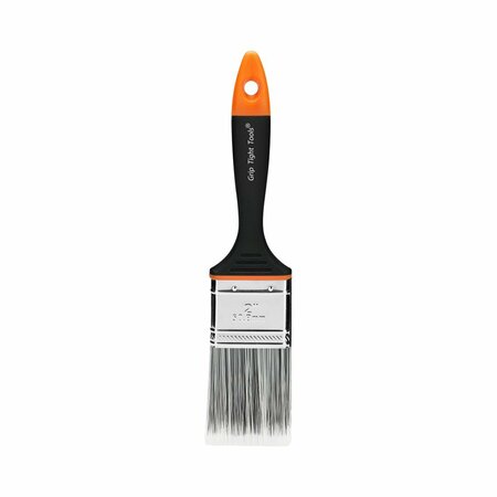 GRIP TIGHT TOOLS 2-in. Professional  Orange Plus Paint Brush, 12PK PL04-12